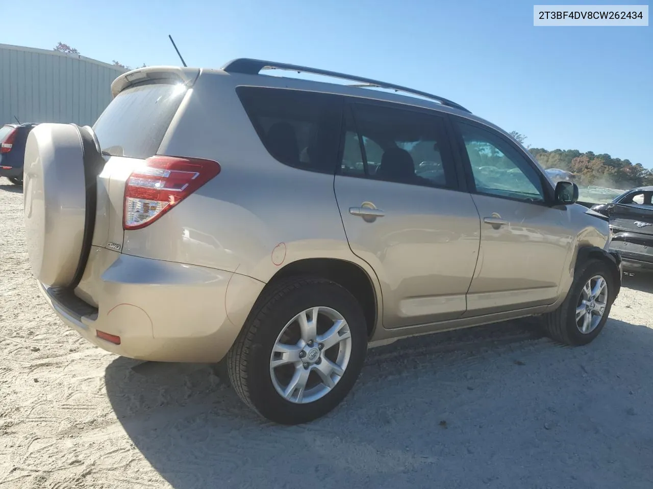 2012 Toyota Rav4 VIN: 2T3BF4DV8CW262434 Lot: 76790494