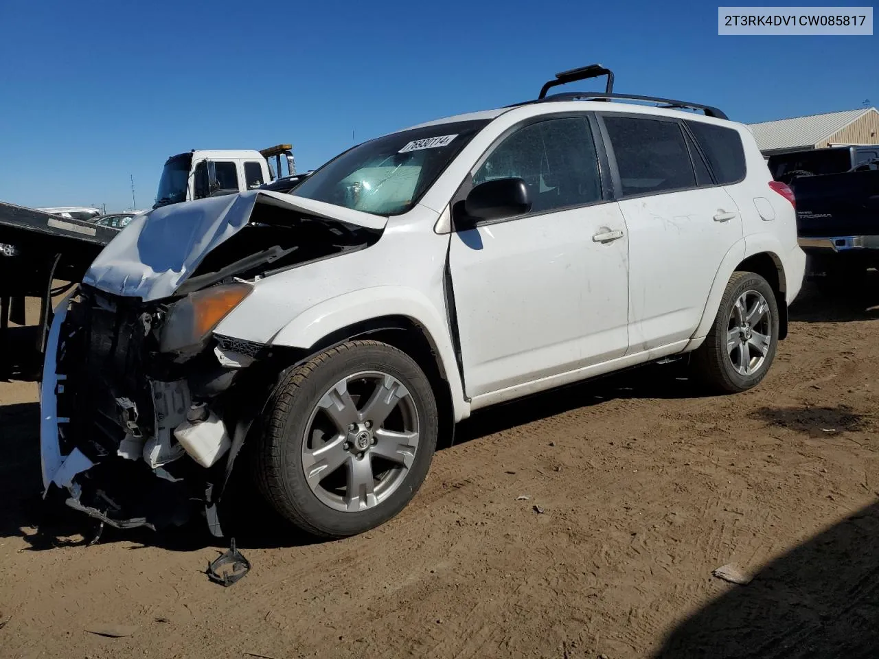 2012 Toyota Rav4 Sport VIN: 2T3RK4DV1CW085817 Lot: 76930114