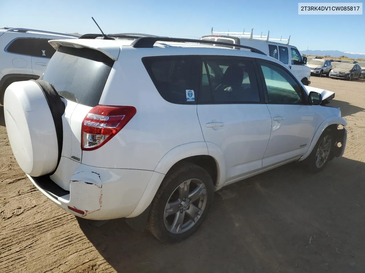 2012 Toyota Rav4 Sport VIN: 2T3RK4DV1CW085817 Lot: 76930114