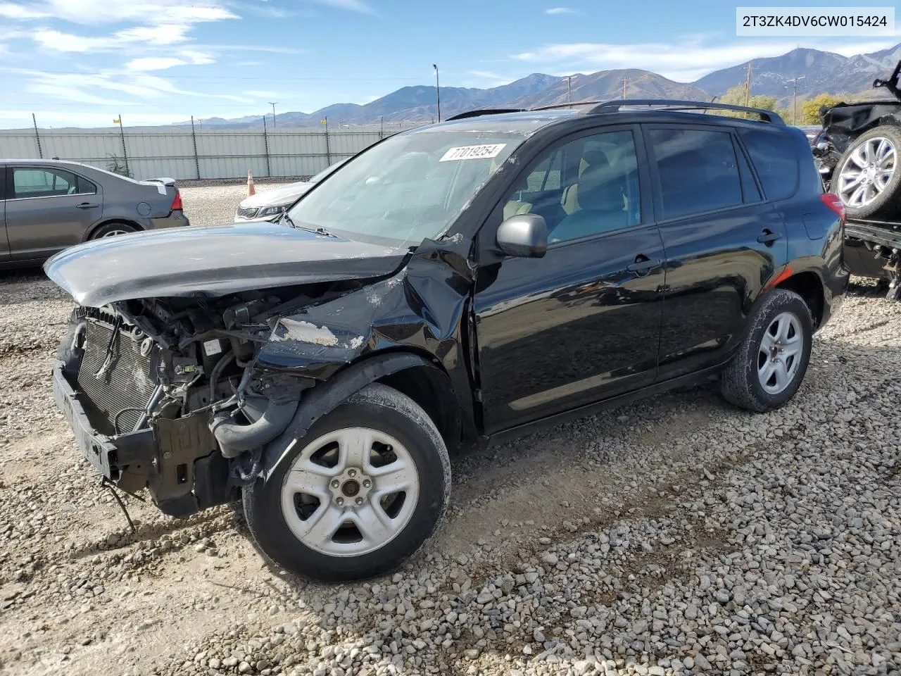 2012 Toyota Rav4 VIN: 2T3ZK4DV6CW015424 Lot: 77019254