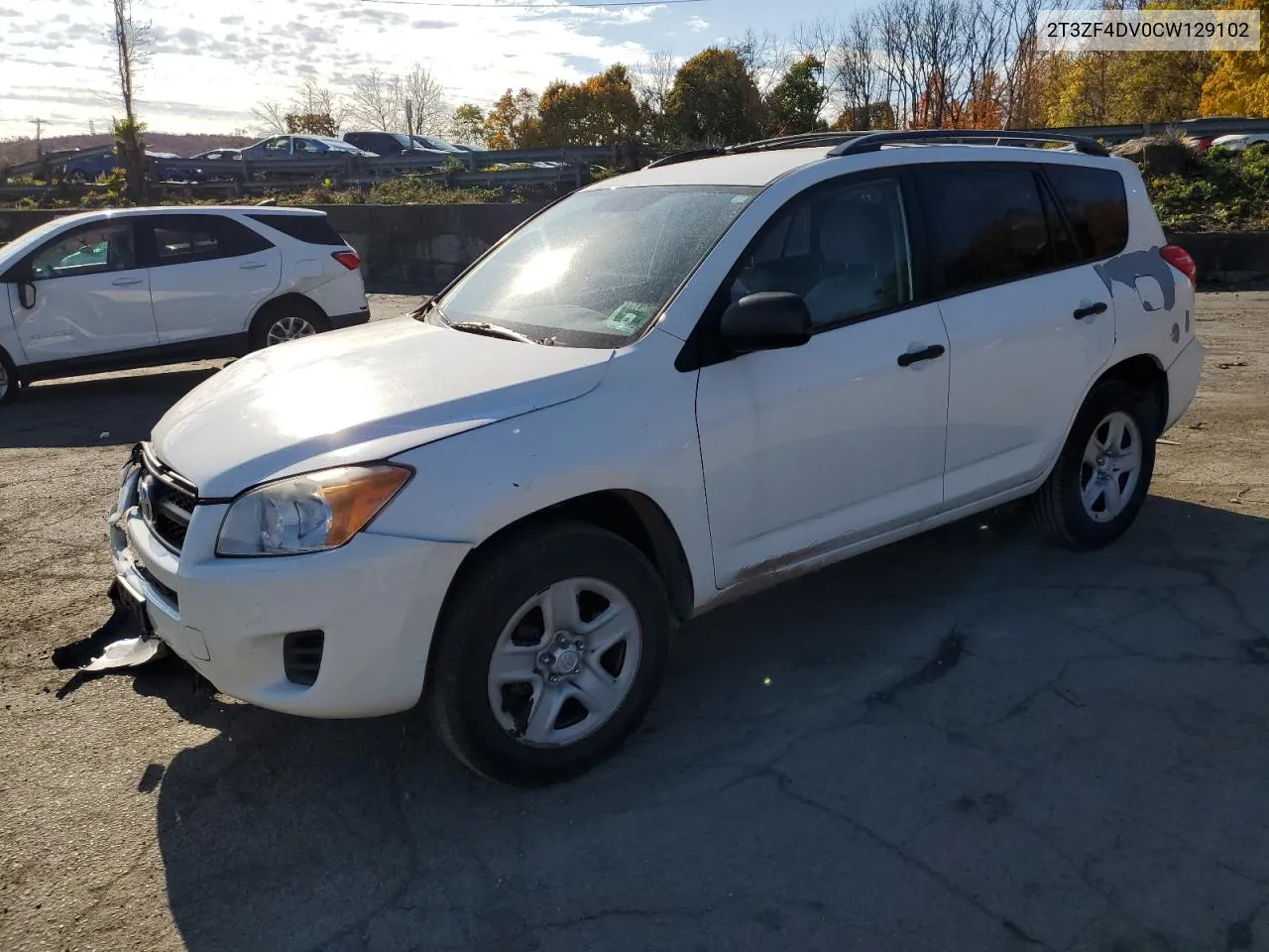 2012 Toyota Rav4 VIN: 2T3ZF4DV0CW129102 Lot: 77255114