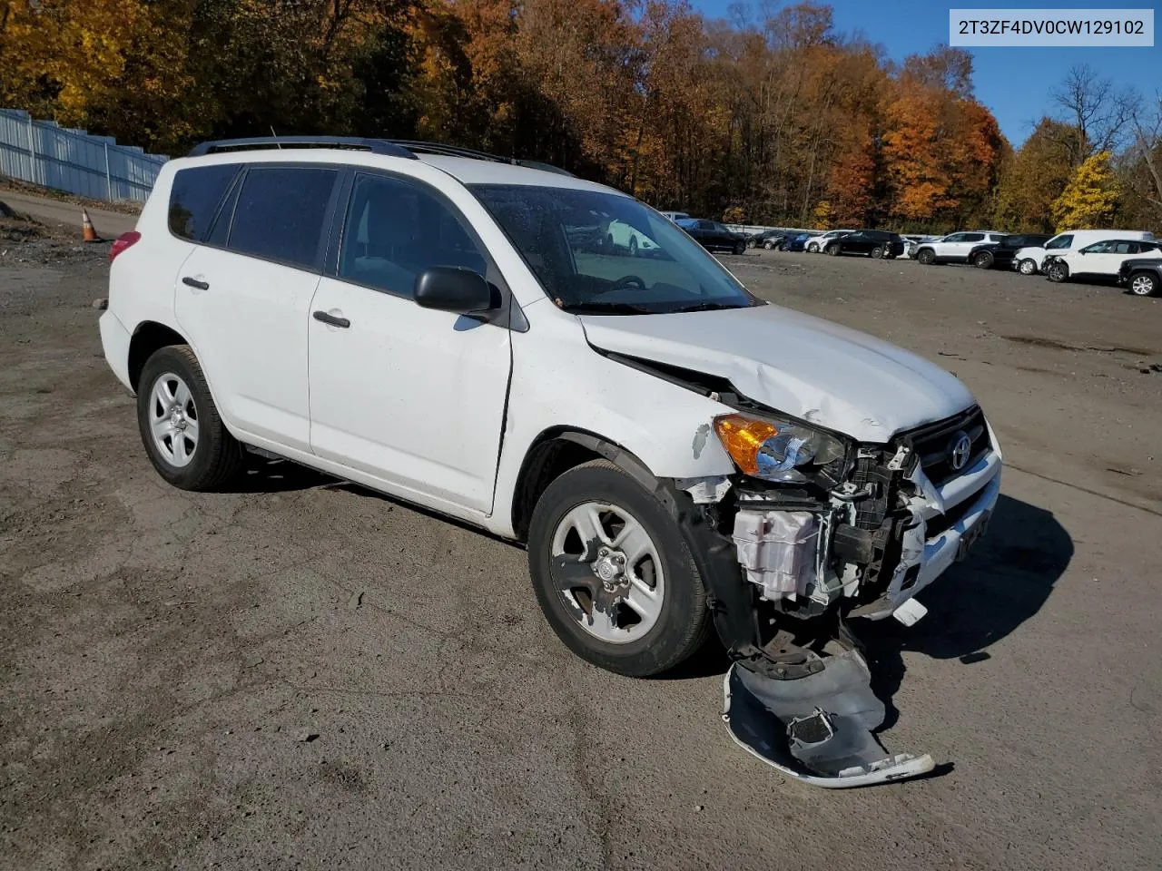 2012 Toyota Rav4 VIN: 2T3ZF4DV0CW129102 Lot: 77255114