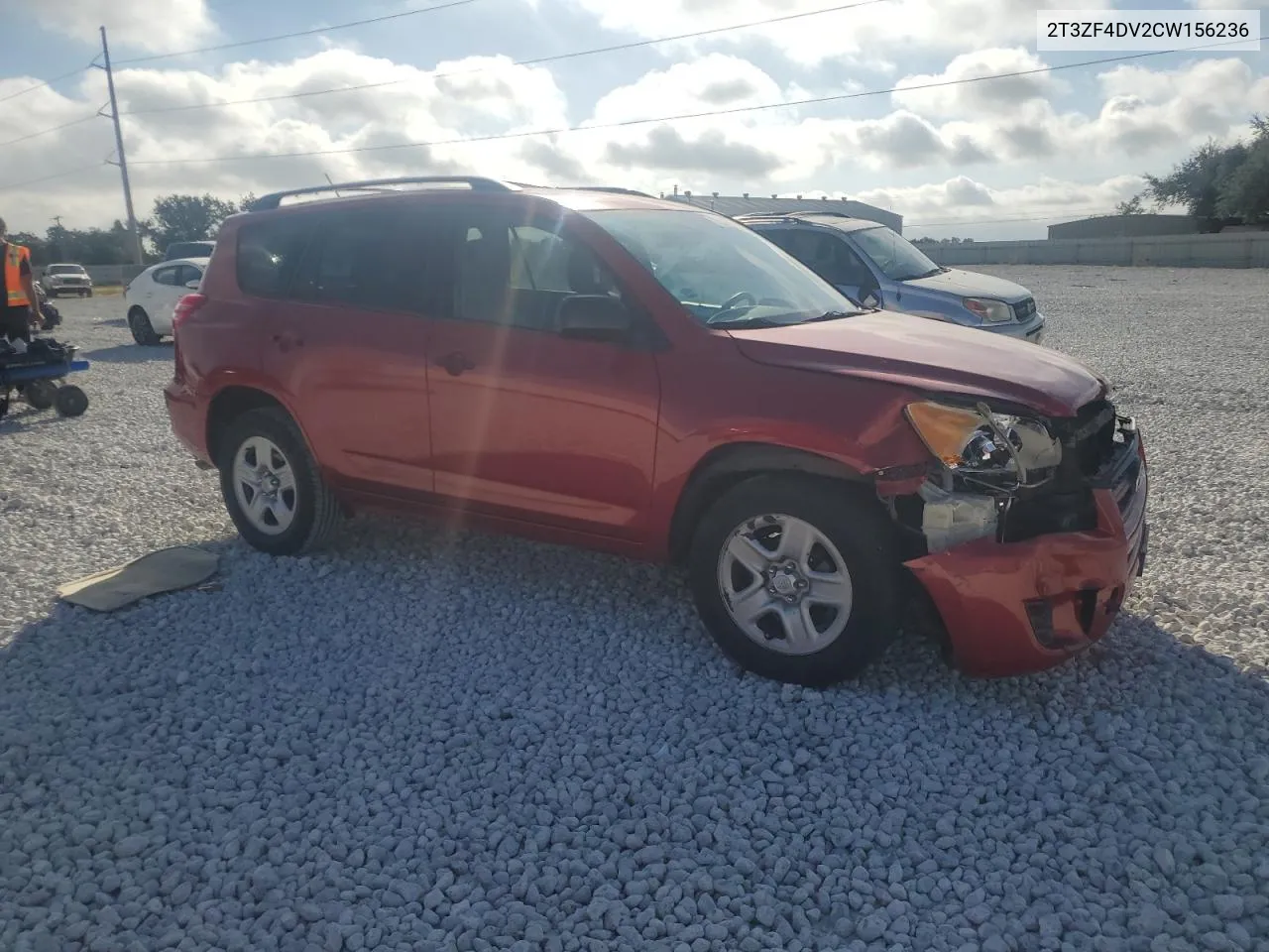 2012 Toyota Rav4 VIN: 2T3ZF4DV2CW156236 Lot: 77280634