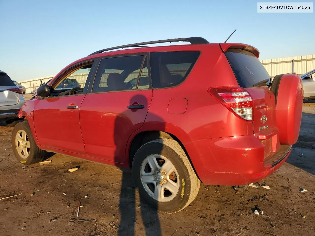 2012 Toyota Rav4 VIN: 2T3ZF4DV1CW154025 Lot: 77453894