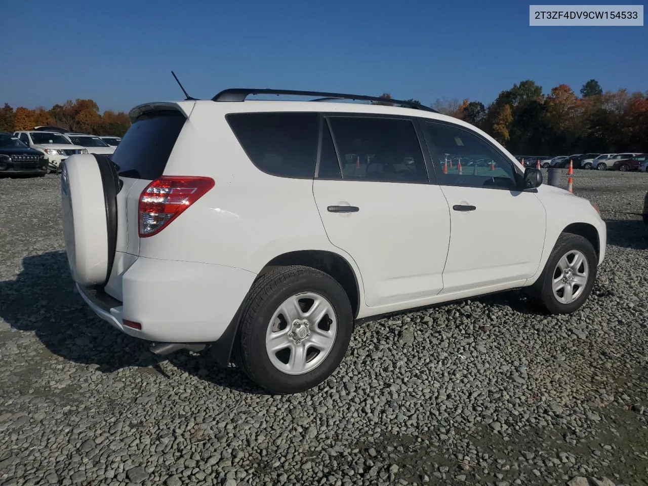 2012 Toyota Rav4 VIN: 2T3ZF4DV9CW154533 Lot: 77486894