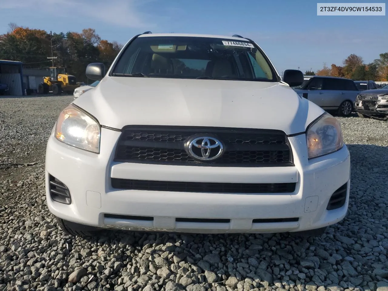 2012 Toyota Rav4 VIN: 2T3ZF4DV9CW154533 Lot: 77486894