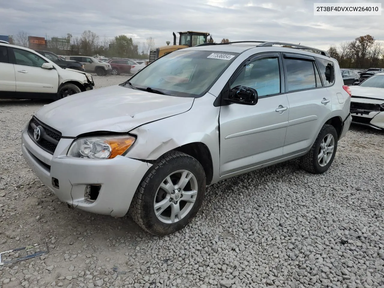 2012 Toyota Rav4 VIN: 2T3BF4DVXCW264010 Lot: 77536854