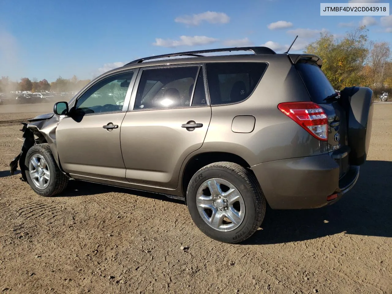 2012 Toyota Rav4 VIN: JTMBF4DV2CD043918 Lot: 77833494