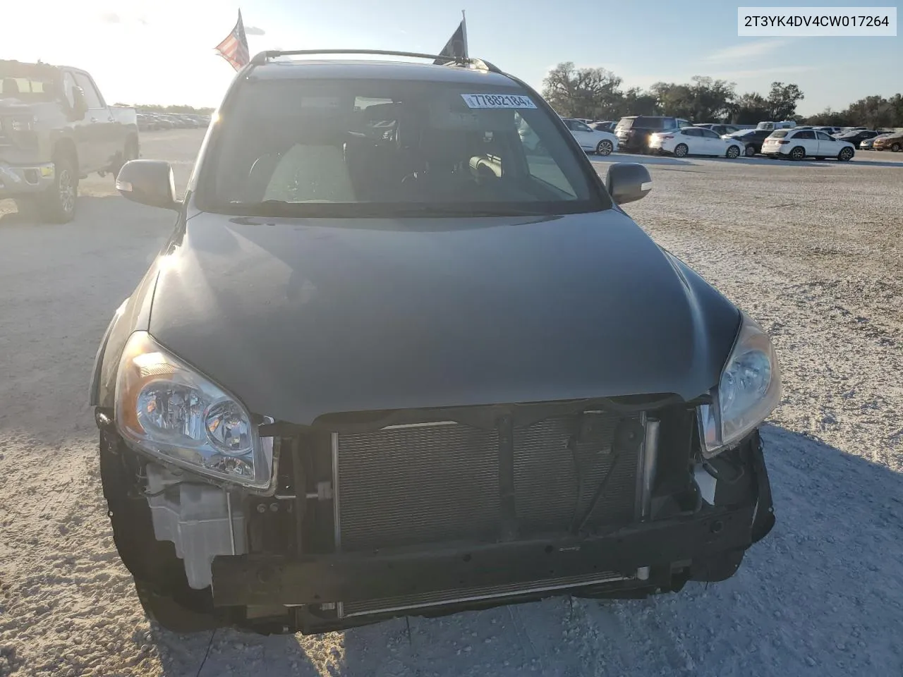 2012 Toyota Rav4 Limited VIN: 2T3YK4DV4CW017264 Lot: 77882184