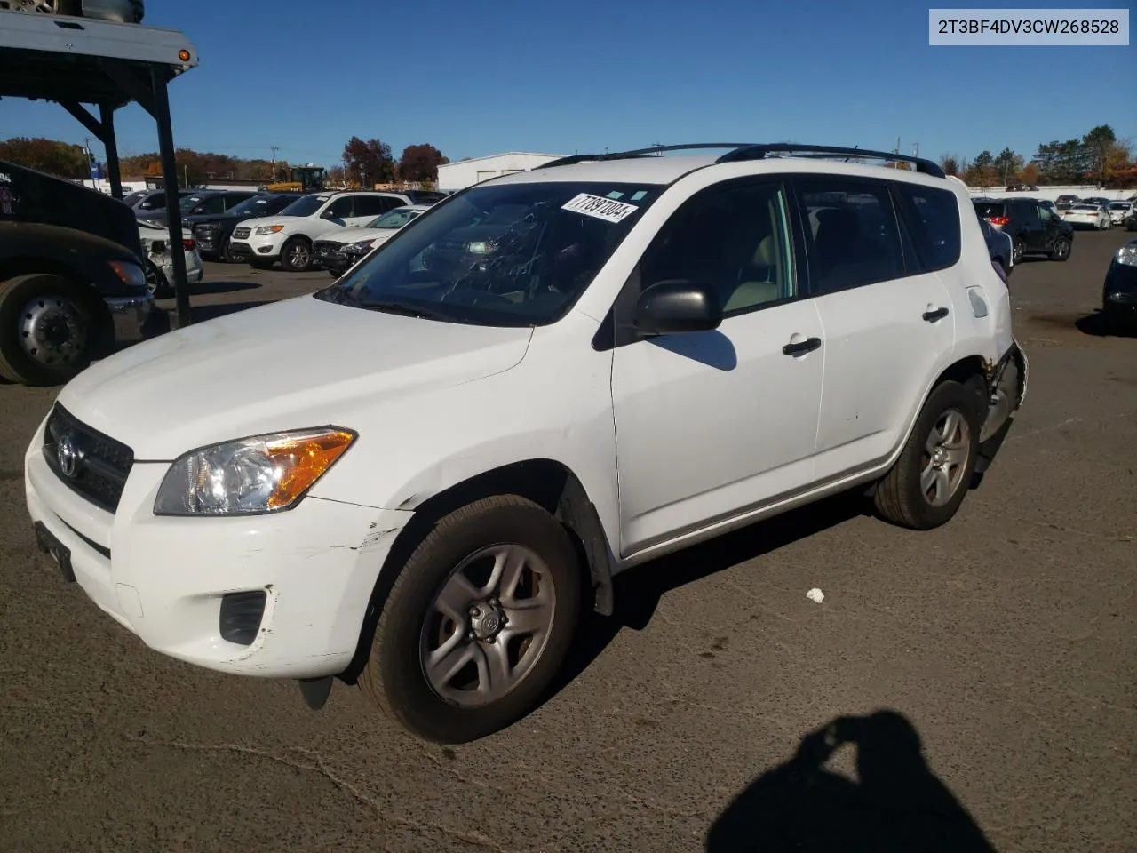 2012 Toyota Rav4 VIN: 2T3BF4DV3CW268528 Lot: 77897004