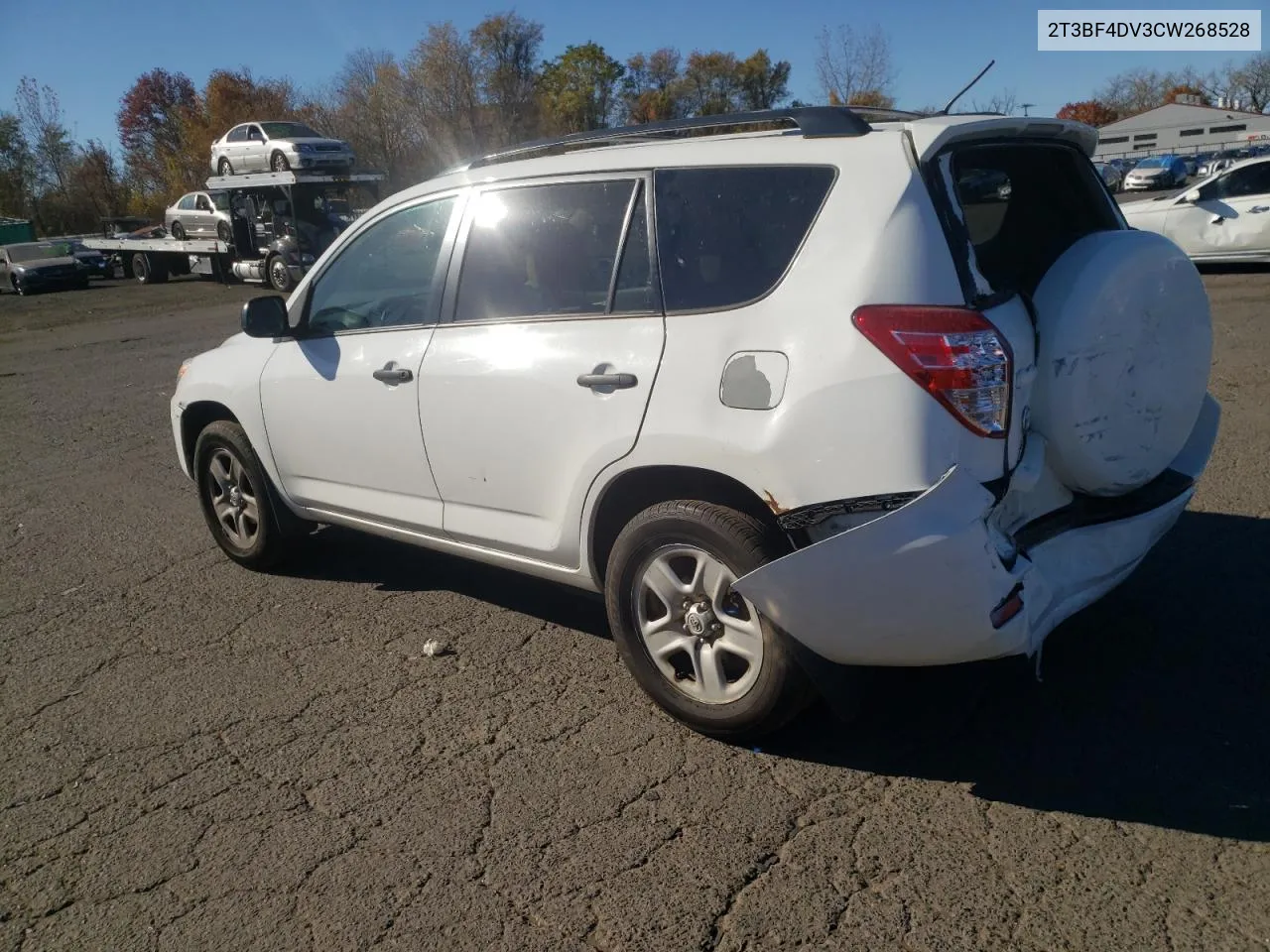 2012 Toyota Rav4 VIN: 2T3BF4DV3CW268528 Lot: 77897004