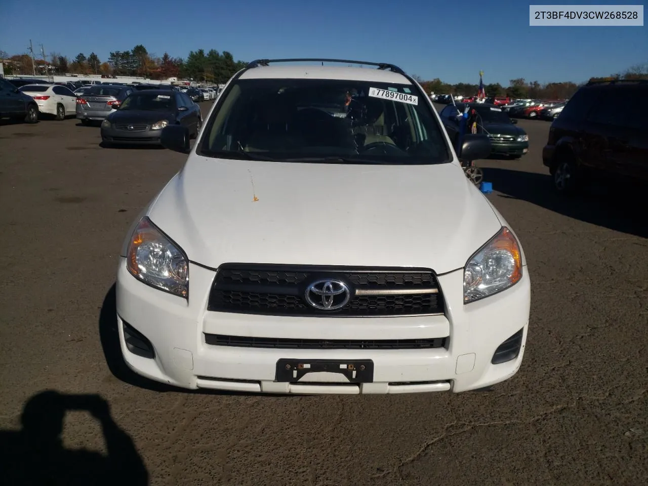 2012 Toyota Rav4 VIN: 2T3BF4DV3CW268528 Lot: 77897004