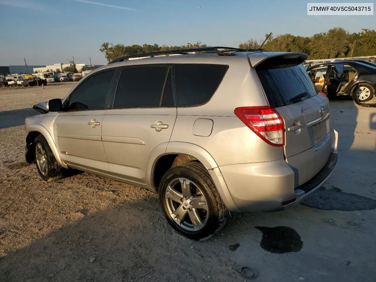 2012 Toyota Rav4 Sport VIN: JTMWF4DV5C5043715 Lot: 77937754