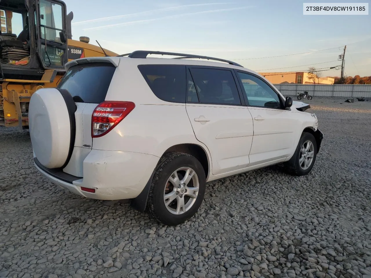 2012 Toyota Rav4 VIN: 2T3BF4DV8CW191185 Lot: 78045534