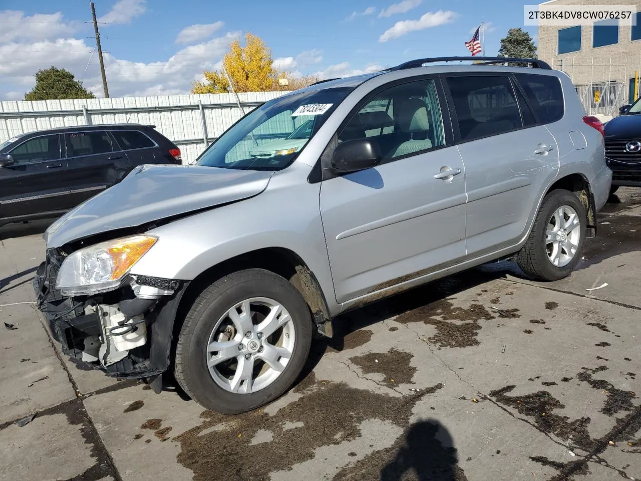 2012 Toyota Rav4 VIN: 2T3BK4DV8CW076257 Lot: 78245304