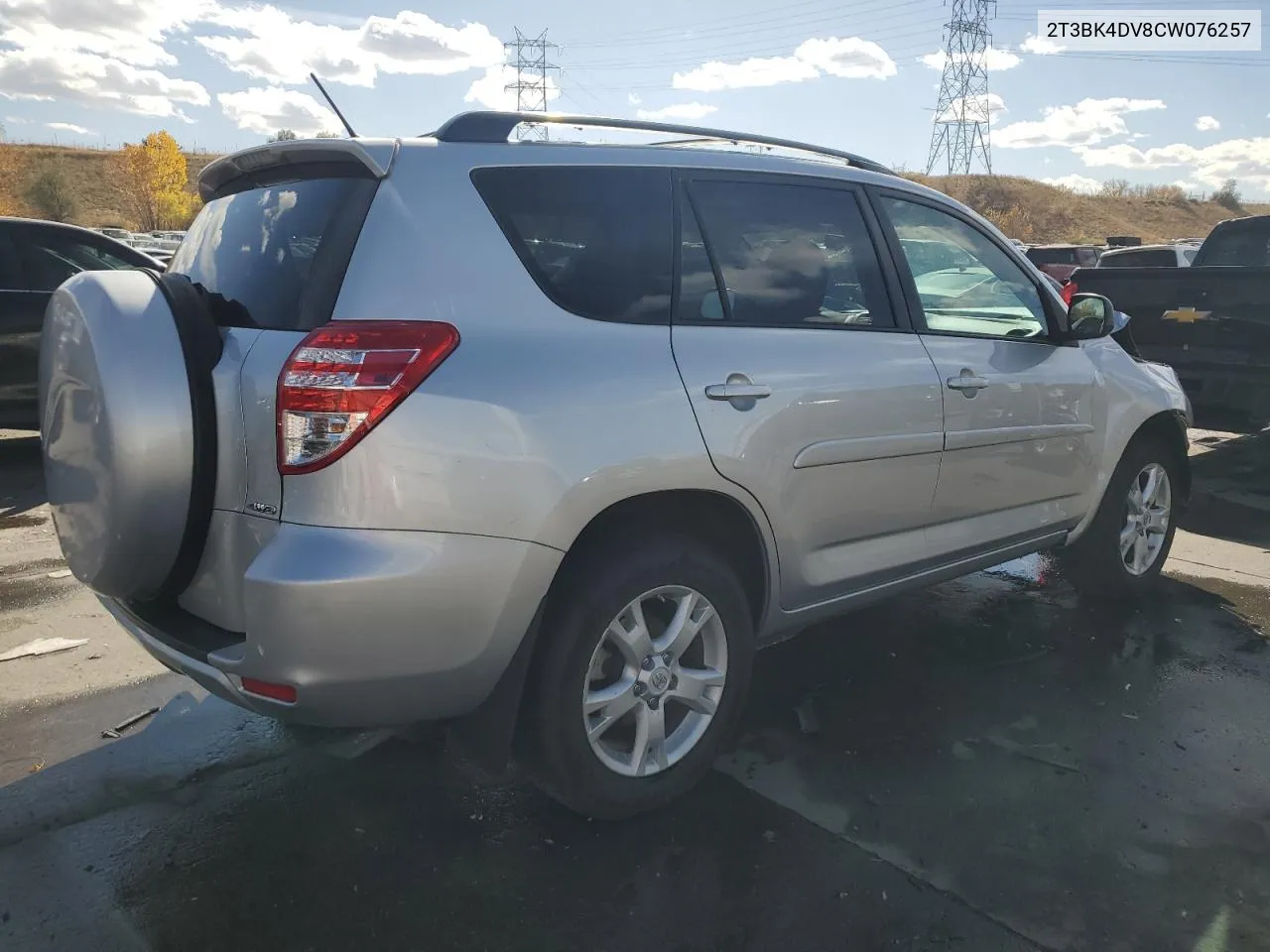 2012 Toyota Rav4 VIN: 2T3BK4DV8CW076257 Lot: 78245304