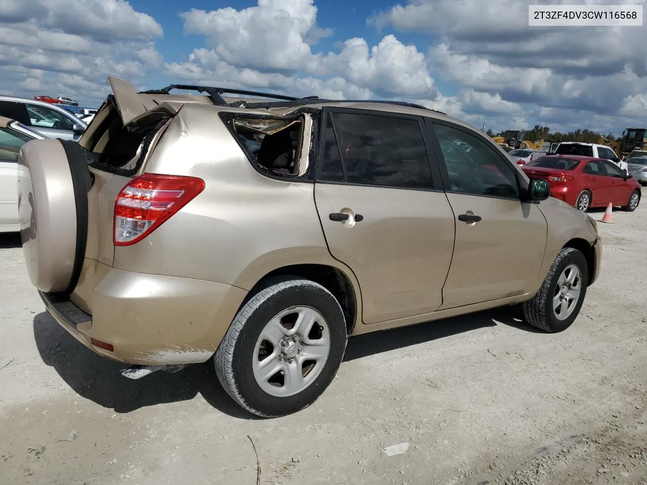 2012 Toyota Rav4 VIN: 2T3ZF4DV3CW116568 Lot: 78457834