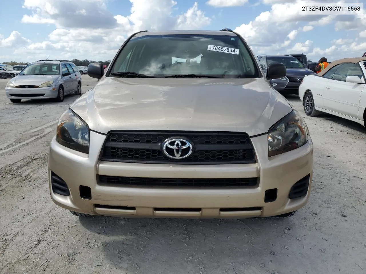 2012 Toyota Rav4 VIN: 2T3ZF4DV3CW116568 Lot: 78457834