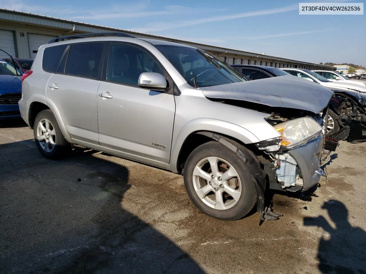 2T3DF4DV4CW262536 2012 Toyota Rav4 Limited