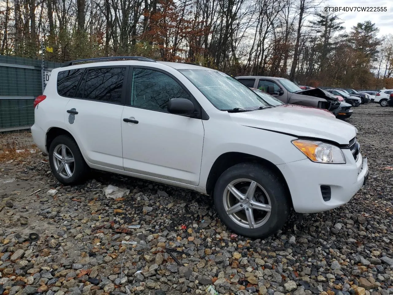 2012 Toyota Rav4 VIN: 2T3BF4DV7CW222555 Lot: 78989864