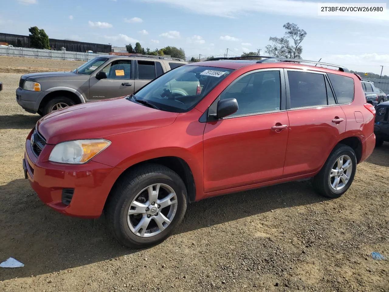 2012 Toyota Rav4 VIN: 2T3BF4DV0CW266980 Lot: 79120994