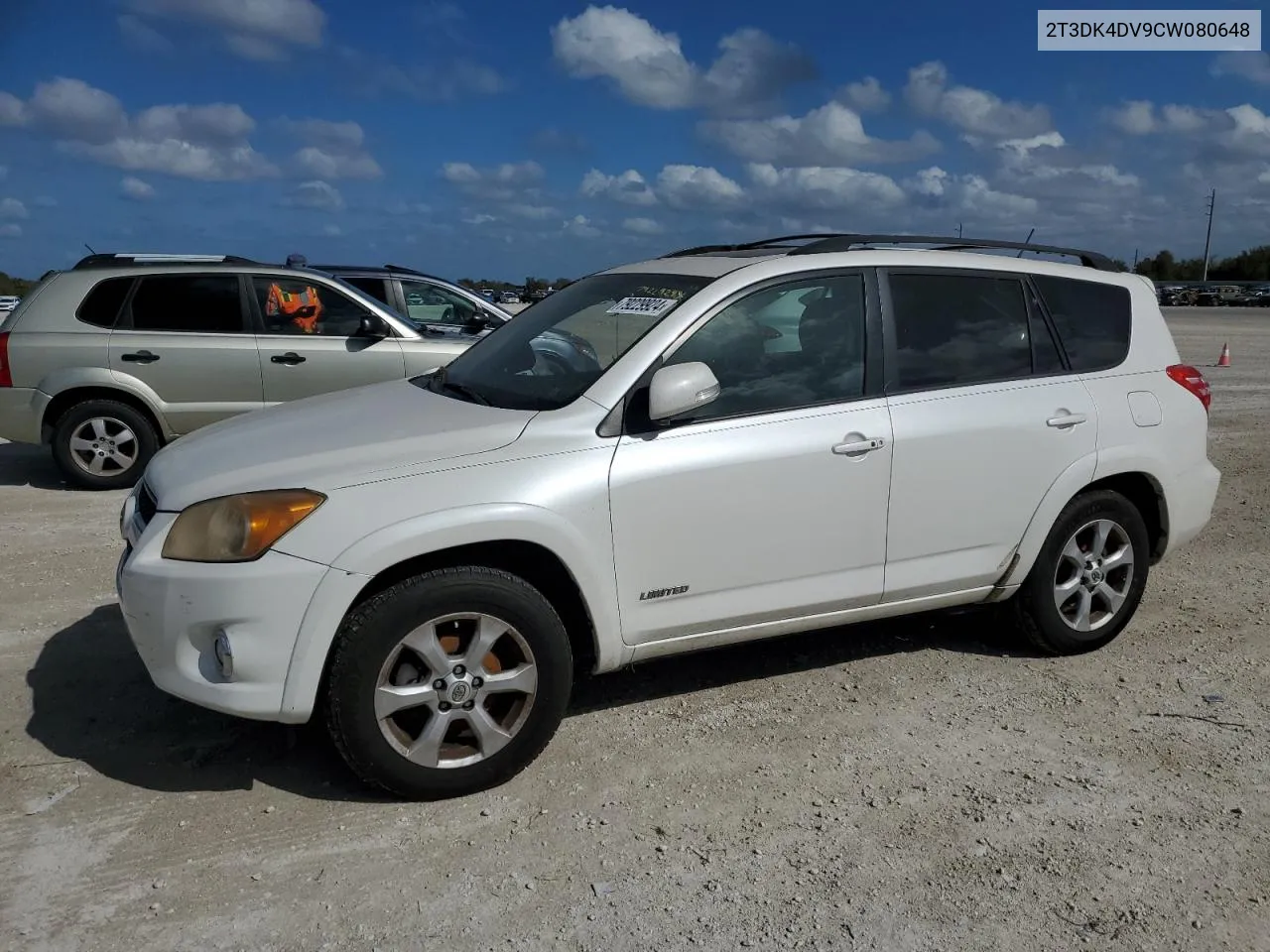 2012 Toyota Rav4 Limited VIN: 2T3DK4DV9CW080648 Lot: 79229924