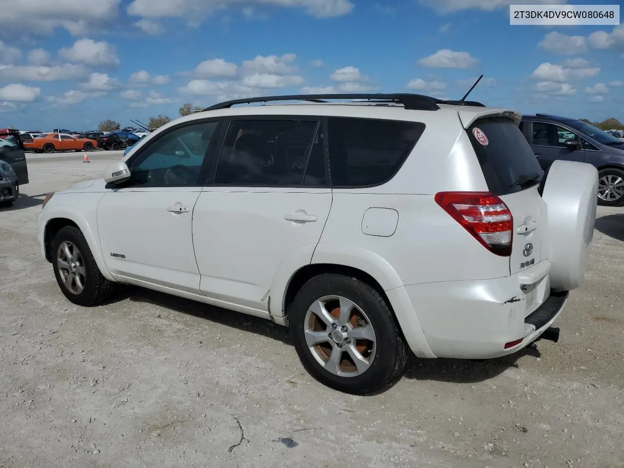 2012 Toyota Rav4 Limited VIN: 2T3DK4DV9CW080648 Lot: 79229924