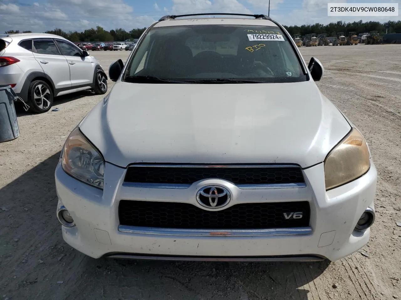 2012 Toyota Rav4 Limited VIN: 2T3DK4DV9CW080648 Lot: 79229924