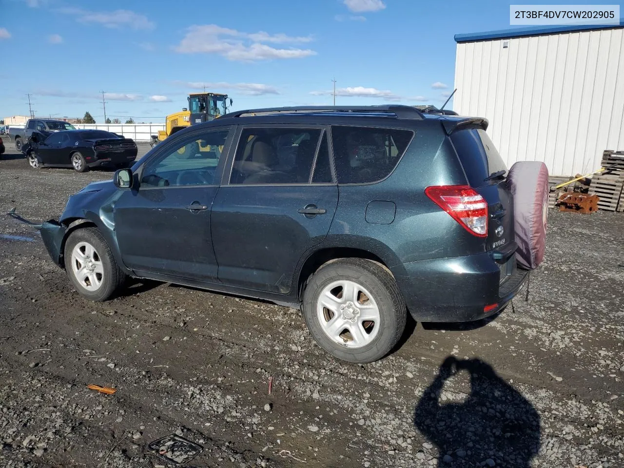 2012 Toyota Rav4 VIN: 2T3BF4DV7CW202905 Lot: 79264954