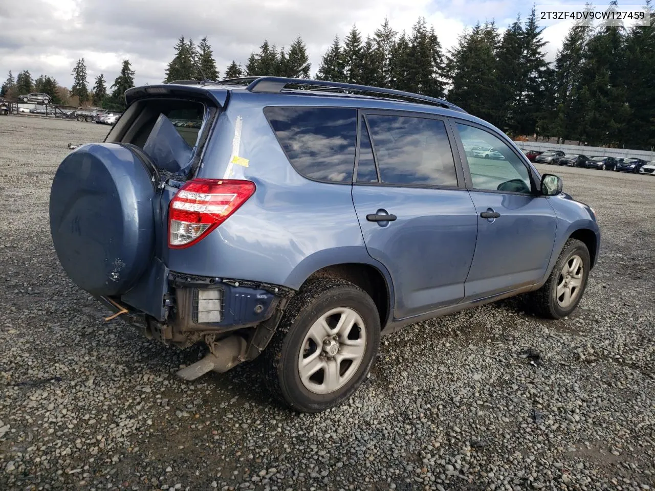 2012 Toyota Rav4 VIN: 2T3ZF4DV9CW127459 Lot: 79676774