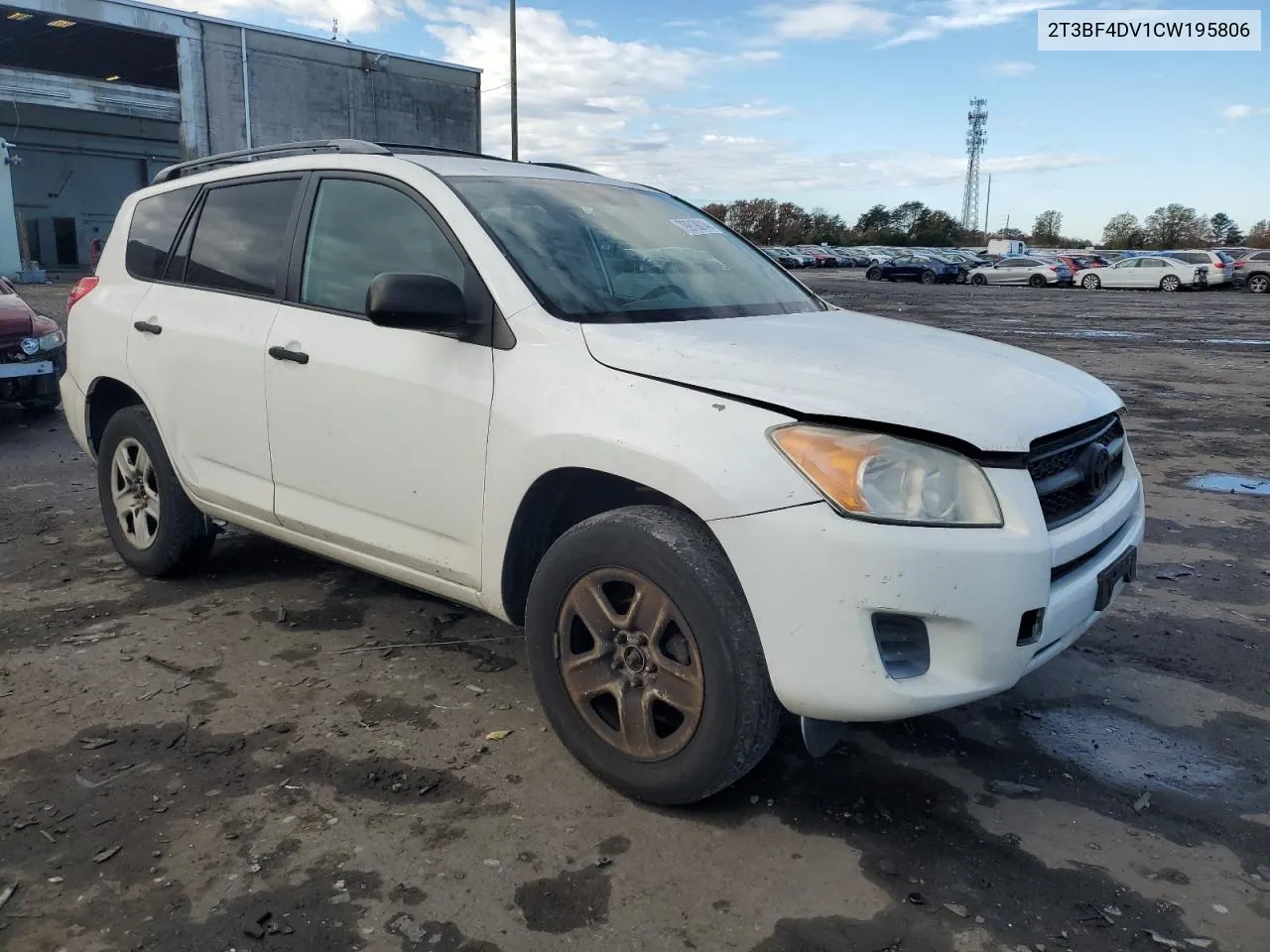 2012 Toyota Rav4 VIN: 2T3BF4DV1CW195806 Lot: 79919014