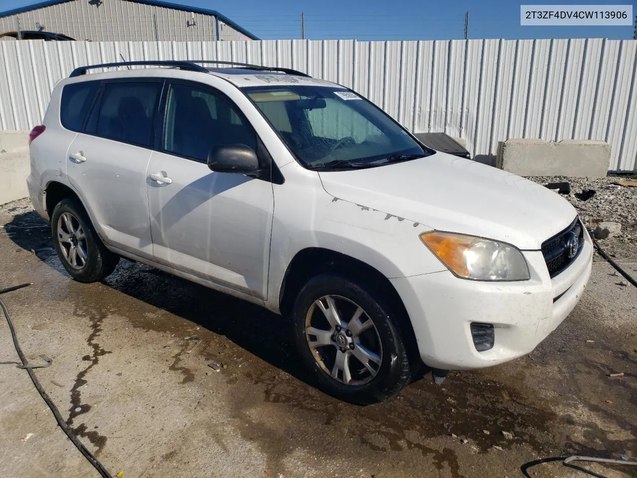 2012 Toyota Rav4 VIN: 2T3ZF4DV4CW113906 Lot: 79959284