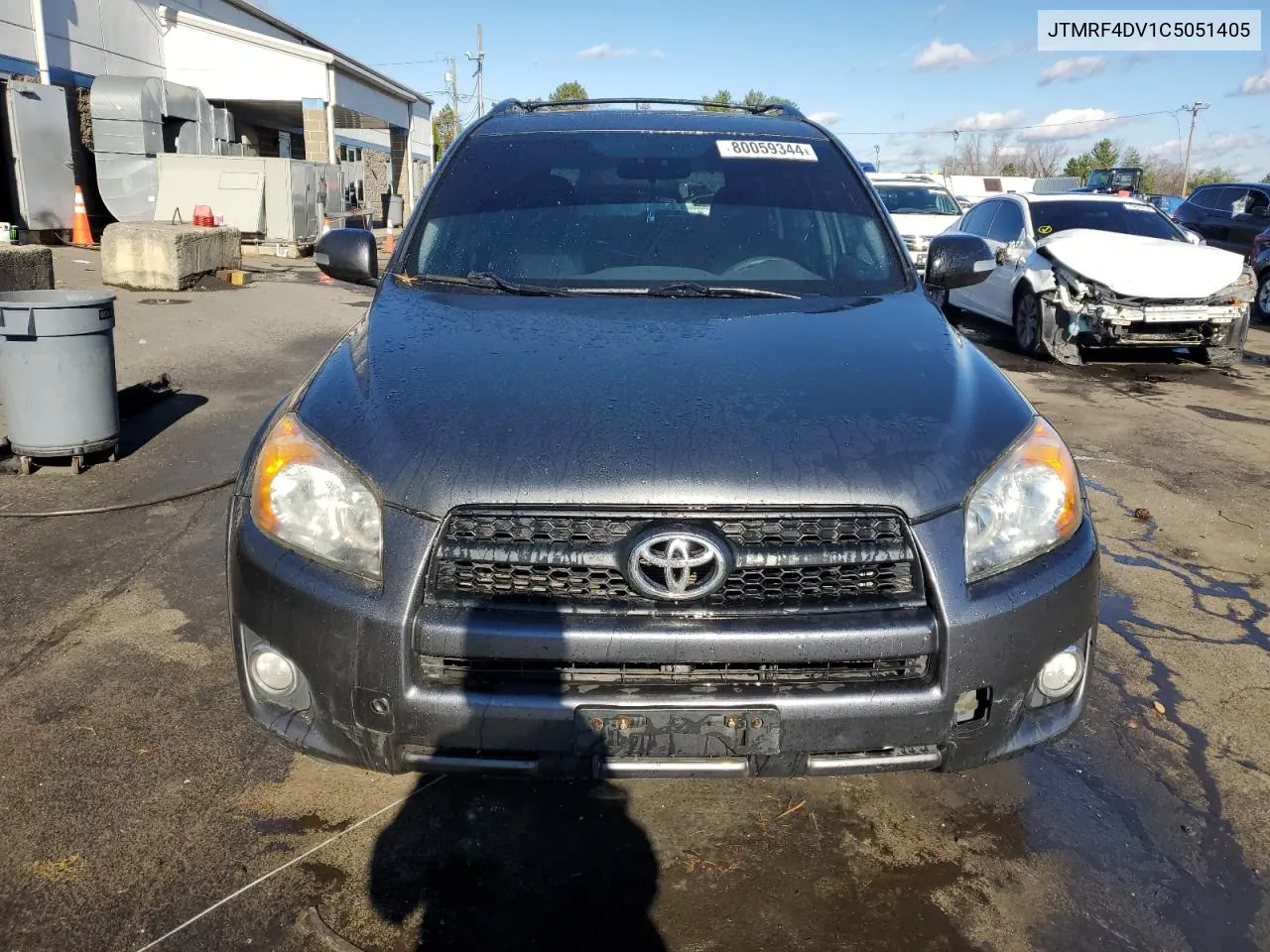 2012 Toyota Rav4 Sport VIN: JTMRF4DV1C5051405 Lot: 80059344