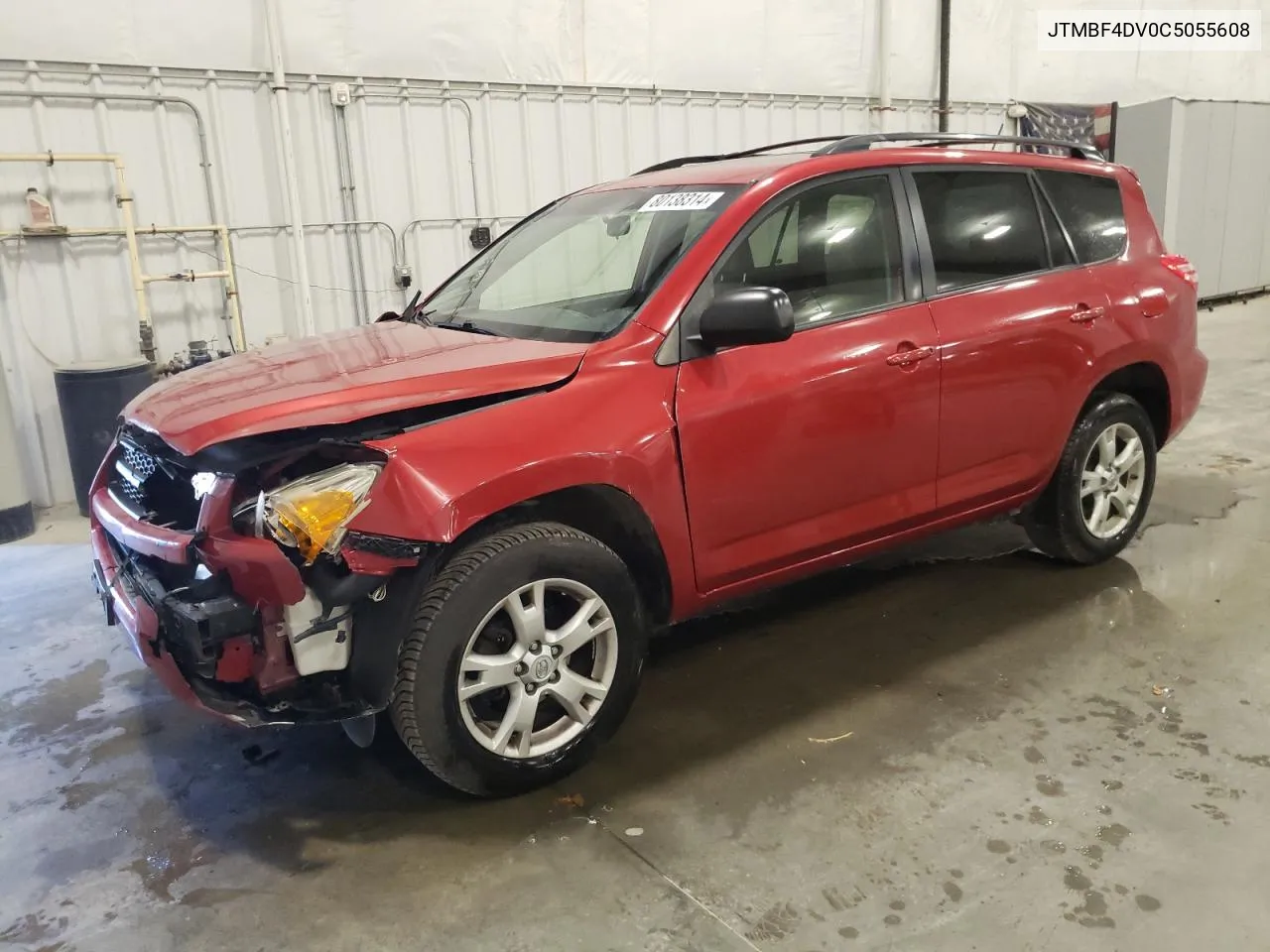 2012 Toyota Rav4 VIN: JTMBF4DV0C5055608 Lot: 80138314