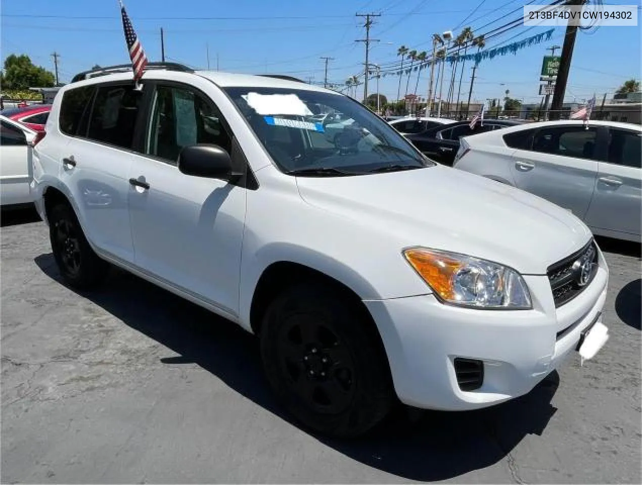 2012 Toyota Rav4 VIN: 2T3BF4DV1CW194302 Lot: 80143454