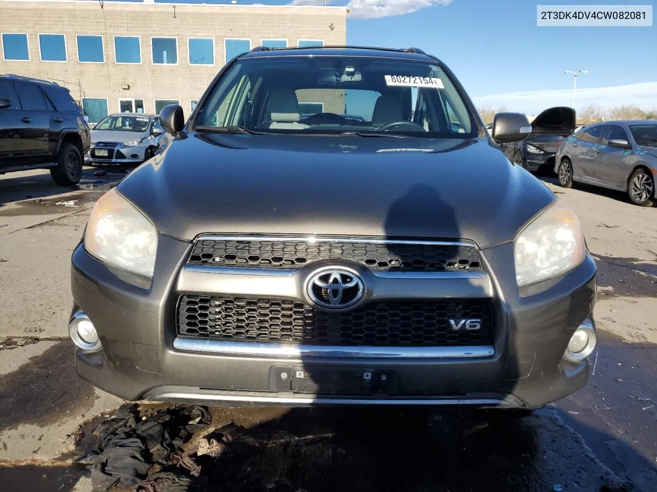 2012 Toyota Rav4 Limited VIN: 2T3DK4DV4CW082081 Lot: 80272154