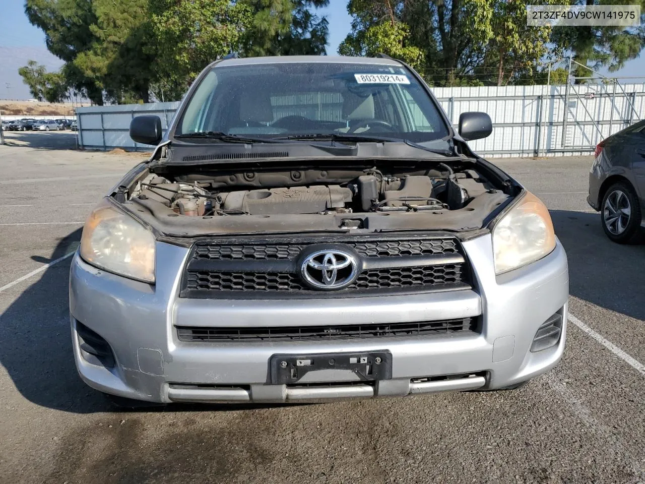 2012 Toyota Rav4 VIN: 2T3ZF4DV9CW141975 Lot: 80319214