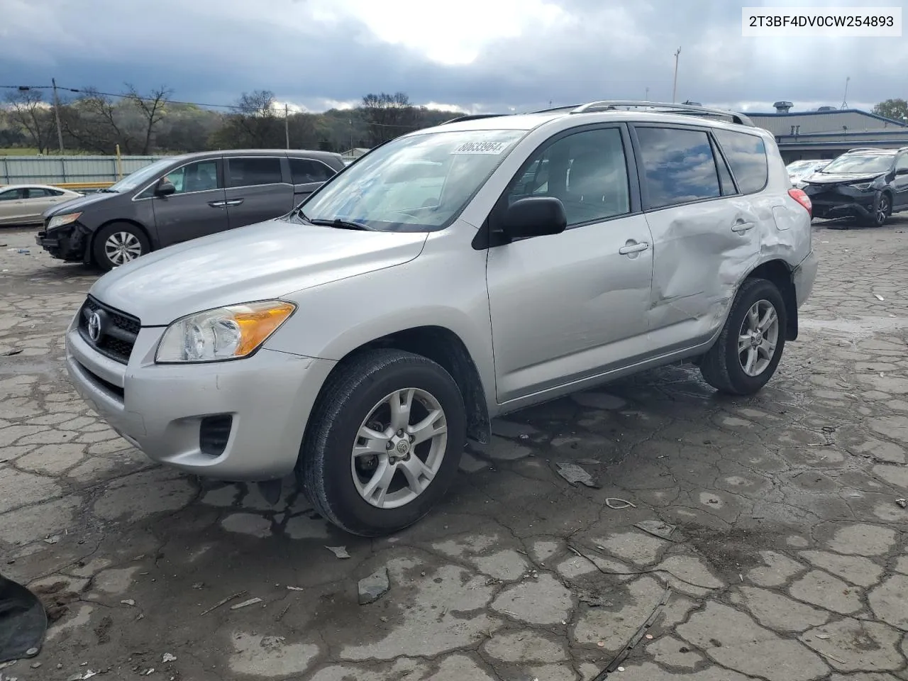 2012 Toyota Rav4 VIN: 2T3BF4DV0CW254893 Lot: 80633964