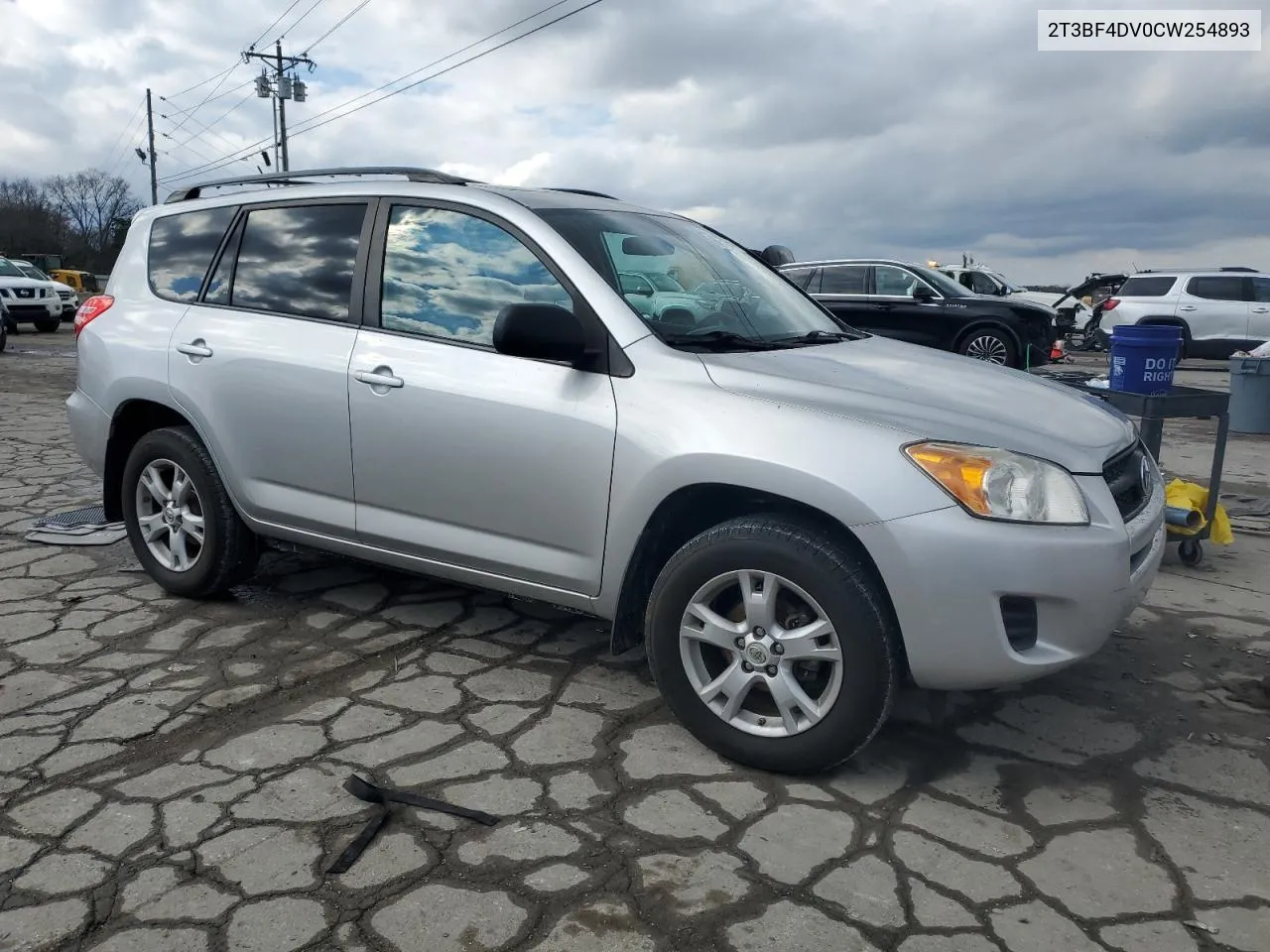 2012 Toyota Rav4 VIN: 2T3BF4DV0CW254893 Lot: 80633964