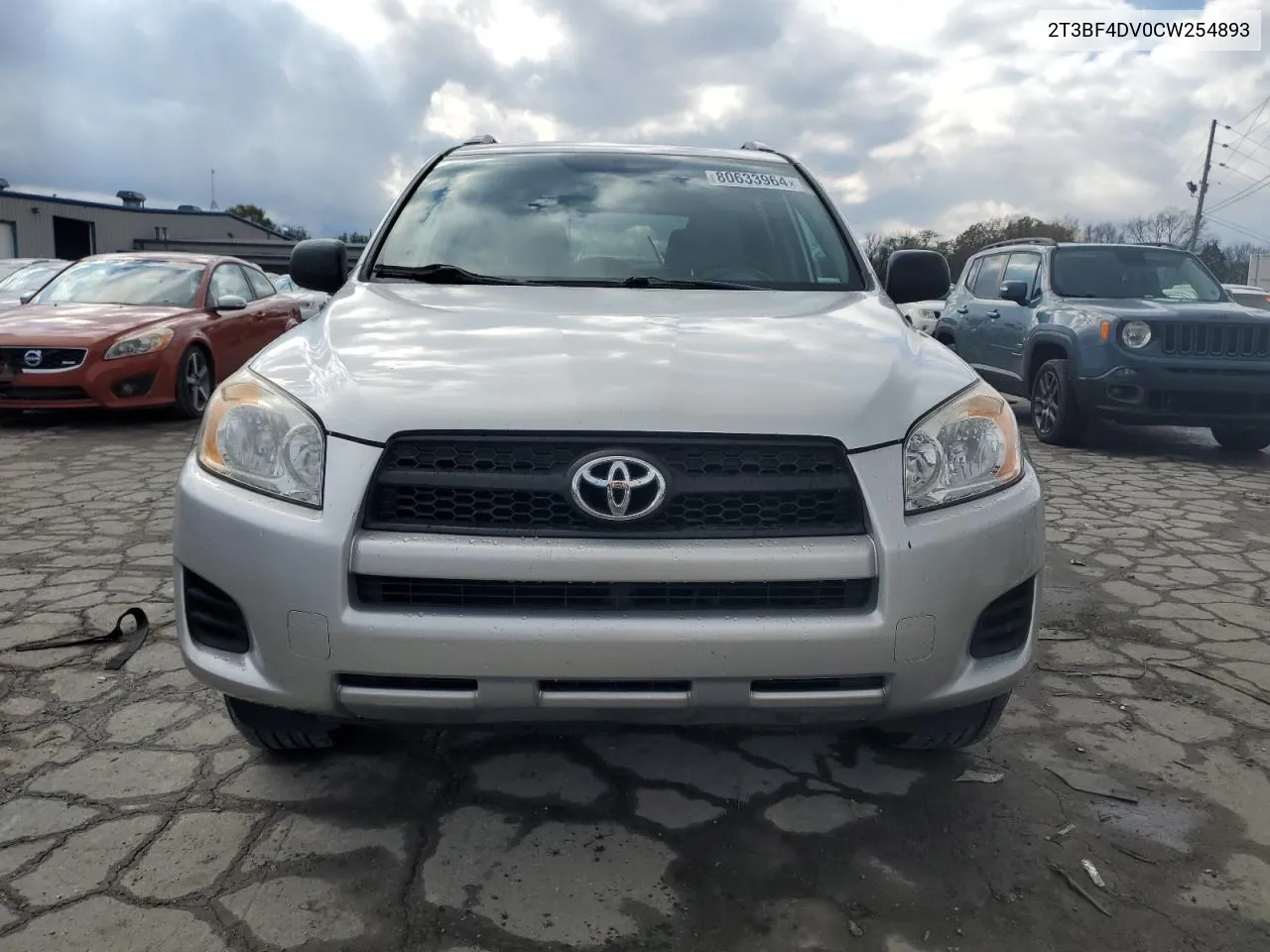 2012 Toyota Rav4 VIN: 2T3BF4DV0CW254893 Lot: 80633964