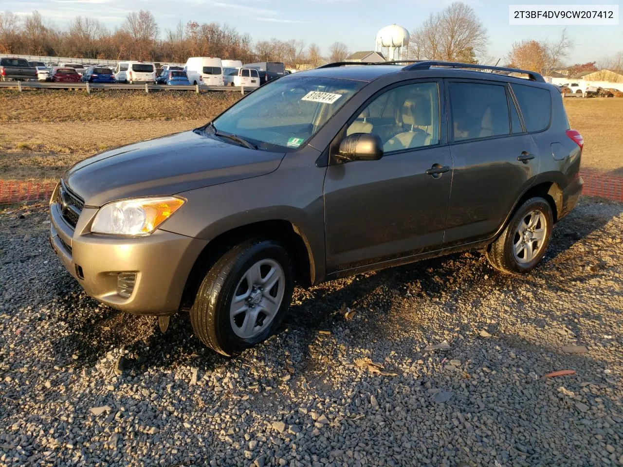 2012 Toyota Rav4 VIN: 2T3BF4DV9CW207412 Lot: 81097414