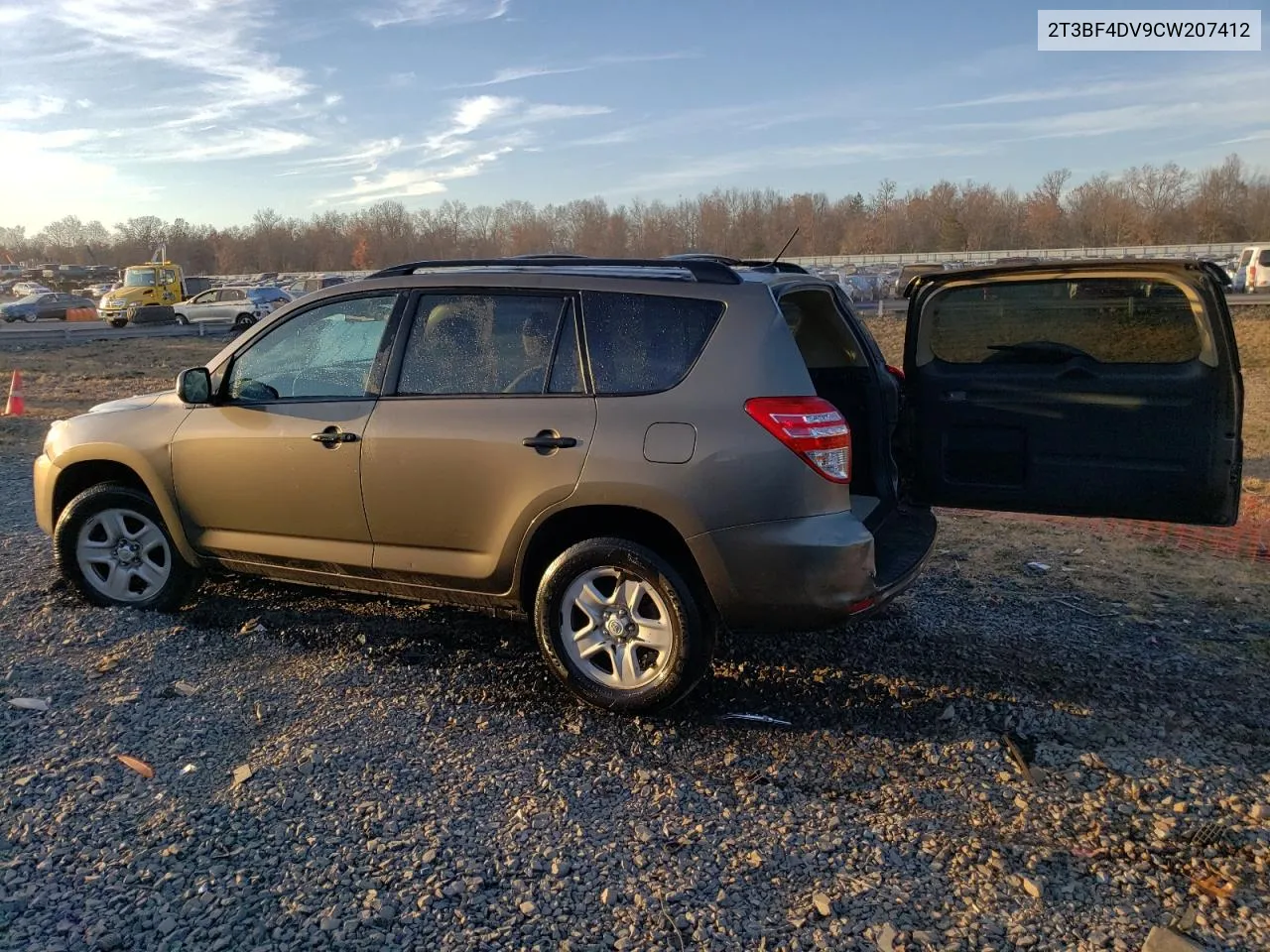 2012 Toyota Rav4 VIN: 2T3BF4DV9CW207412 Lot: 81097414