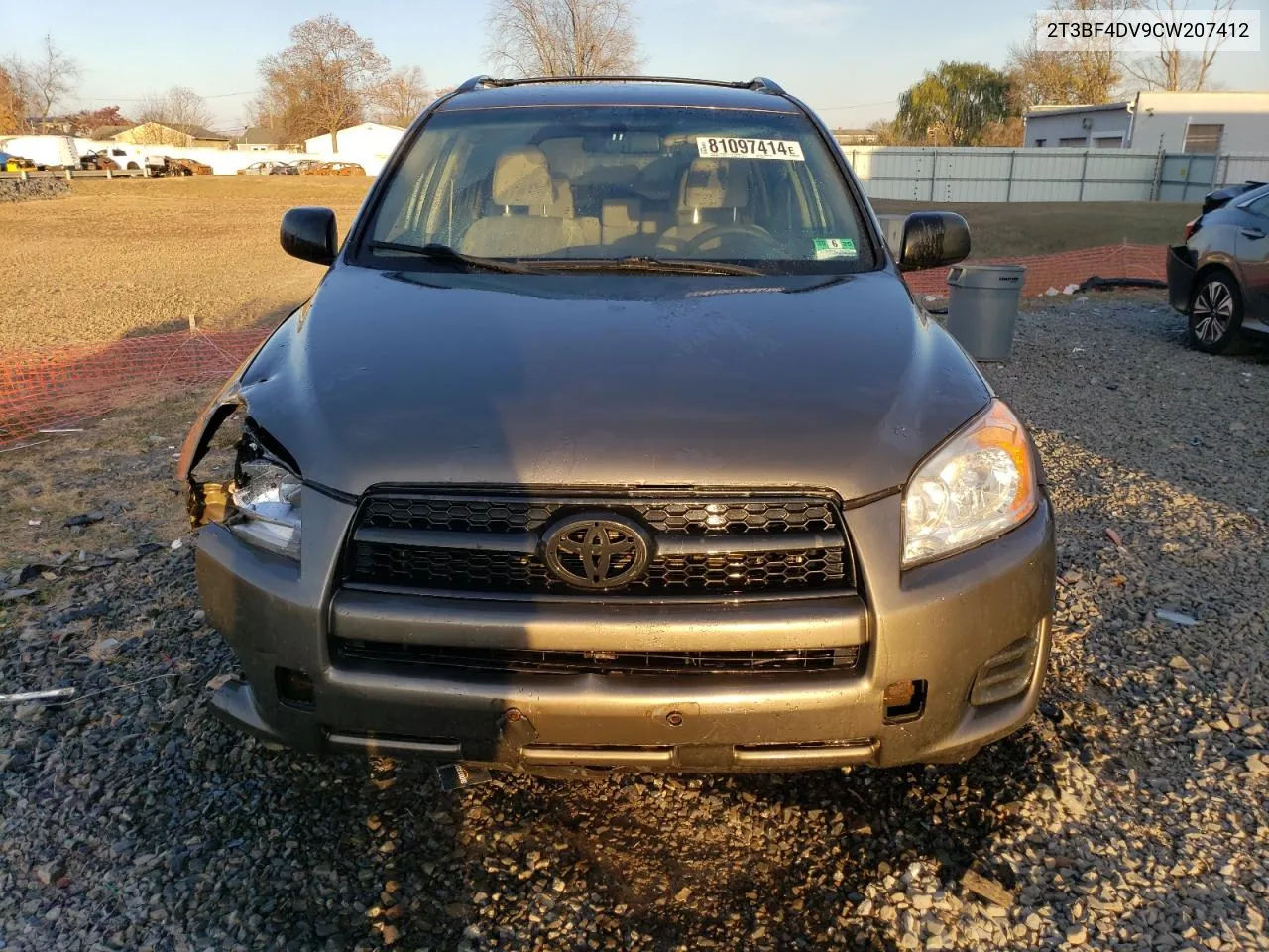 2012 Toyota Rav4 VIN: 2T3BF4DV9CW207412 Lot: 81097414