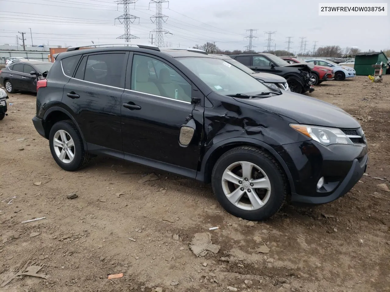 2T3WFREV4DW038754 2013 Toyota Rav4 Xle