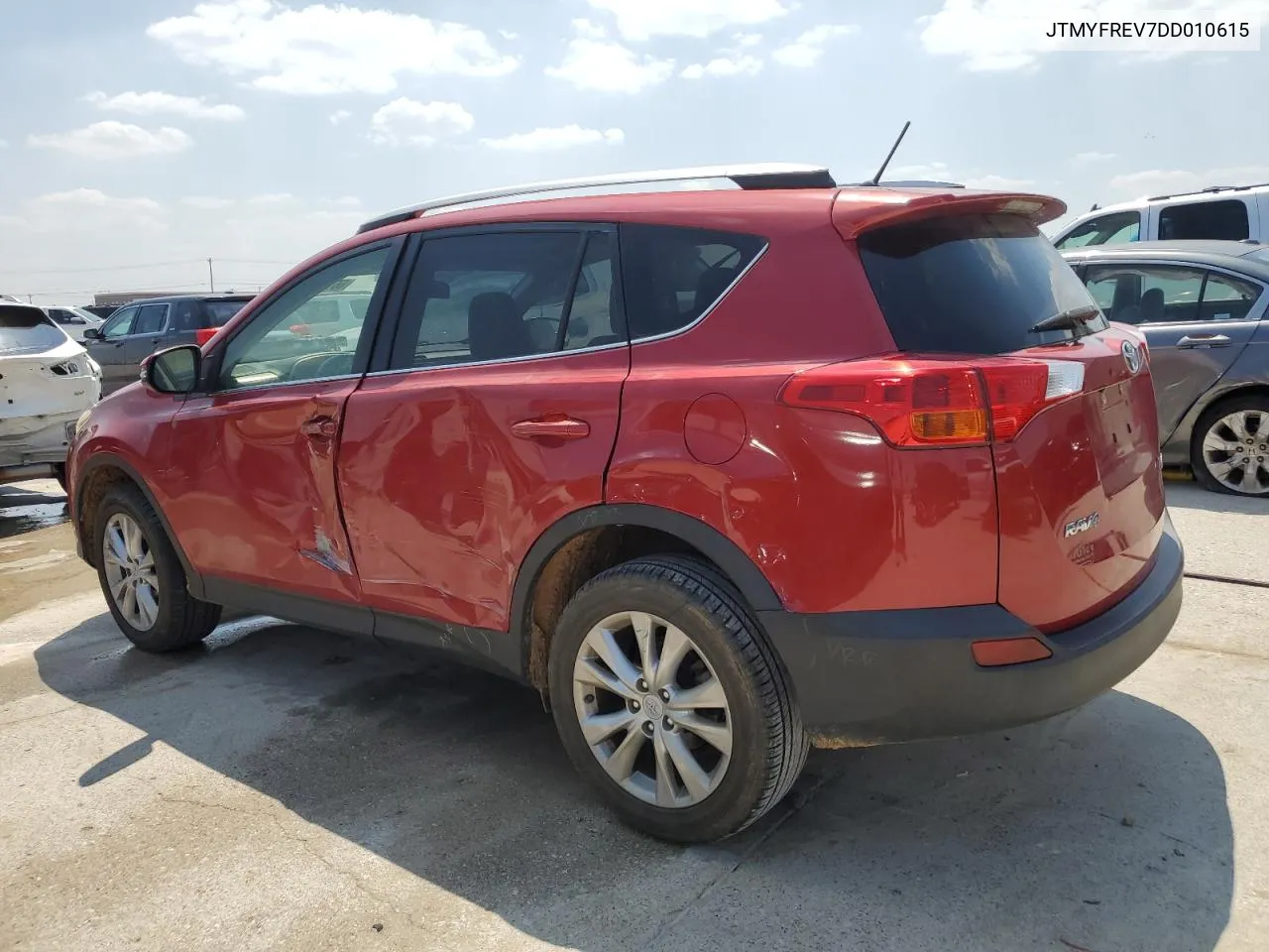 2013 Toyota Rav4 Limited VIN: JTMYFREV7DD010615 Lot: 66173824