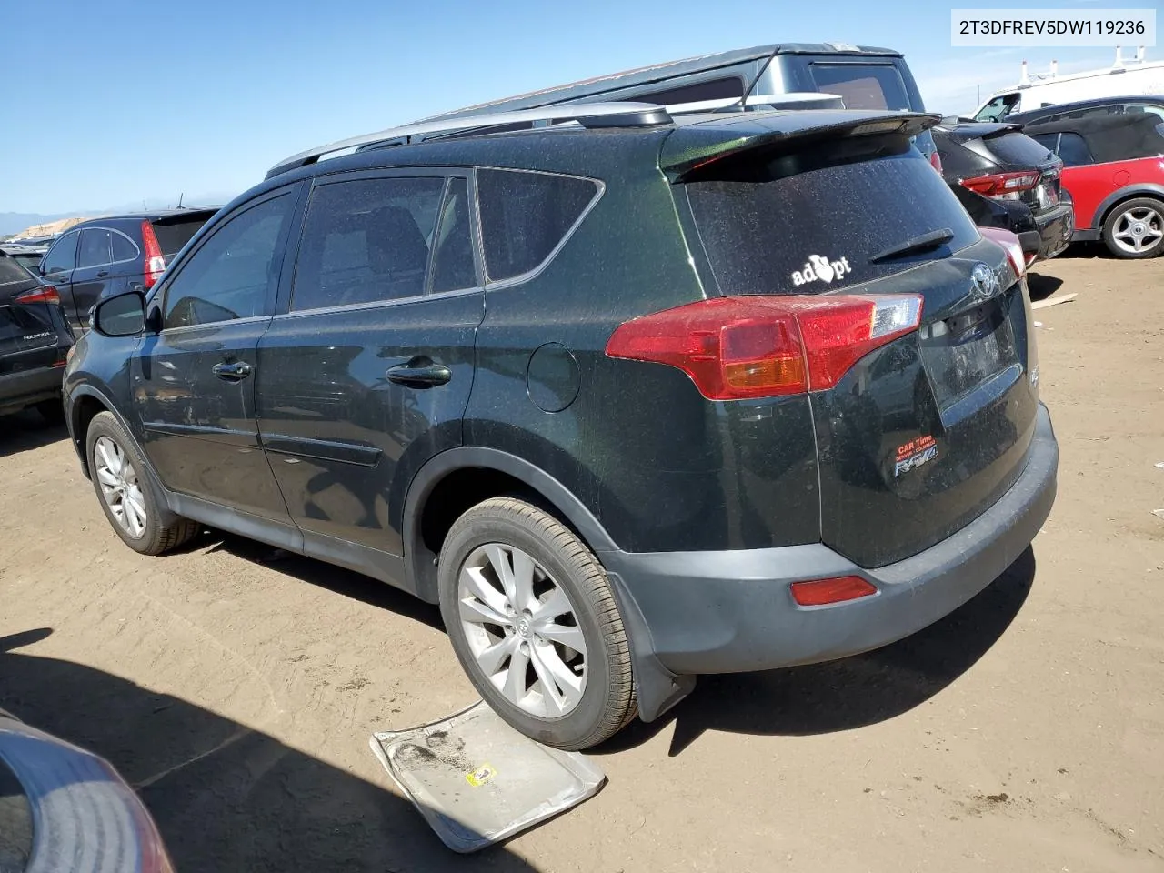 2013 Toyota Rav4 Limited VIN: 2T3DFREV5DW119236 Lot: 71981144