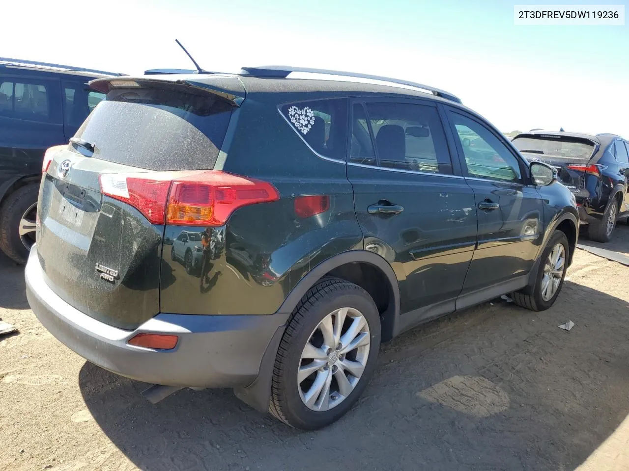 2013 Toyota Rav4 Limited VIN: 2T3DFREV5DW119236 Lot: 71981144