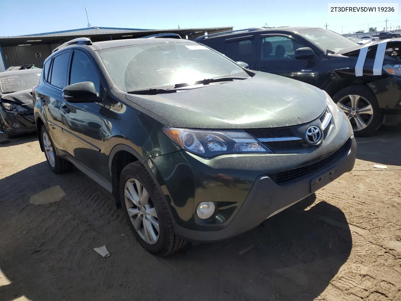 2013 Toyota Rav4 Limited VIN: 2T3DFREV5DW119236 Lot: 71981144