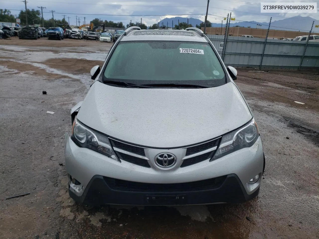 2T3RFREV9DW039279 2013 Toyota Rav4 Xle