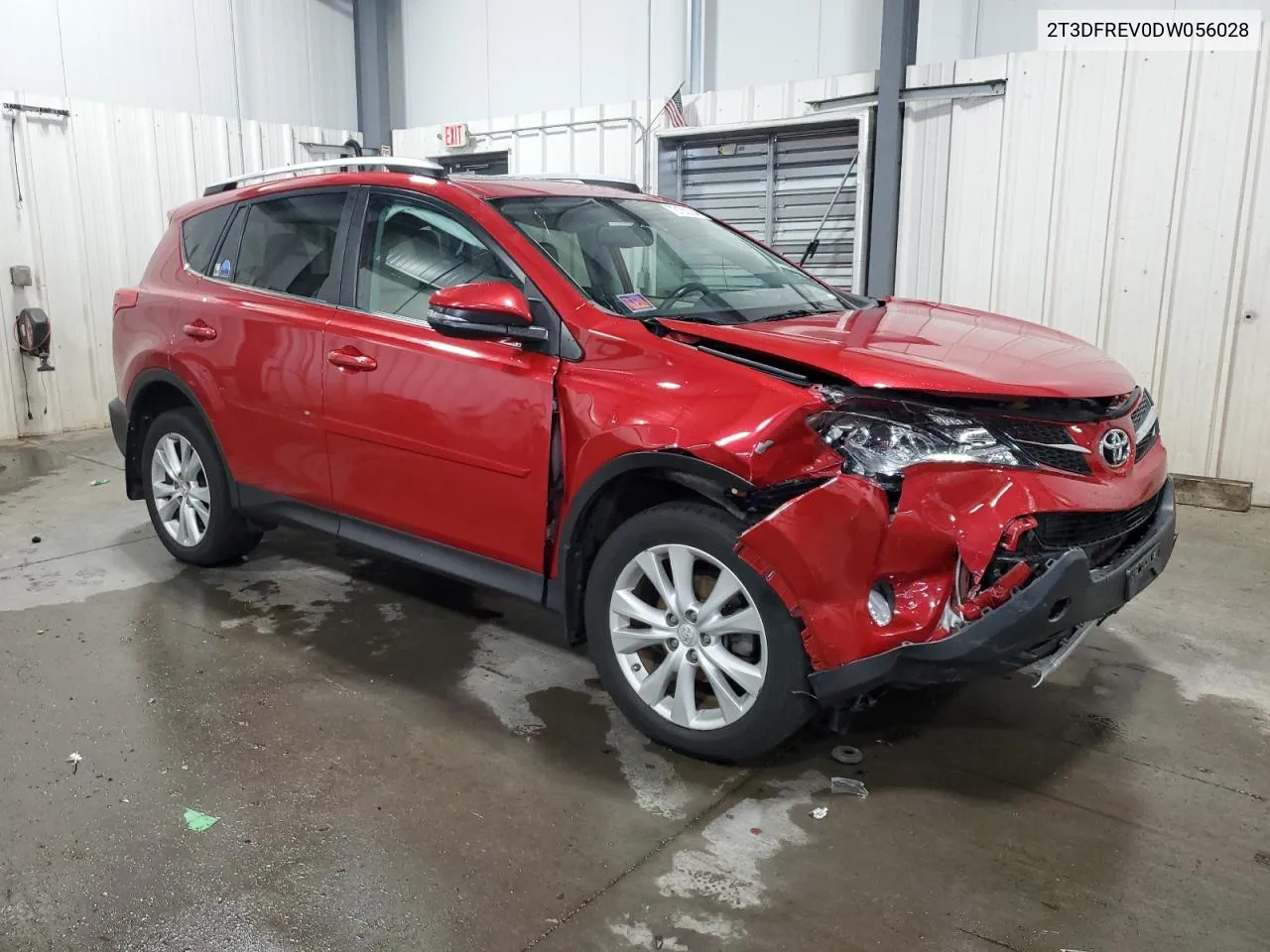 2013 Toyota Rav4 Limited VIN: 2T3DFREV0DW056028 Lot: 72163214